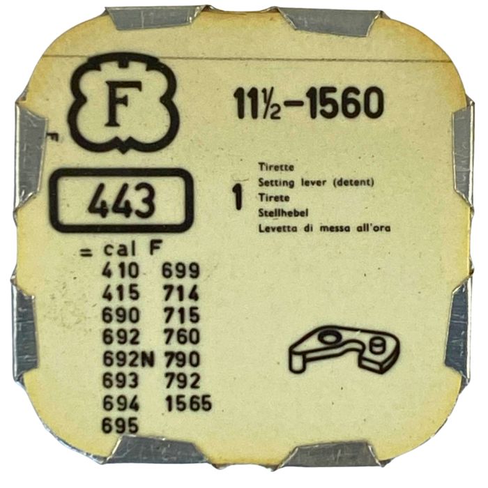 Felsa 1560 - 443 Tirette (à l'unité) - Setting lever (dFELnt) (per unit)
