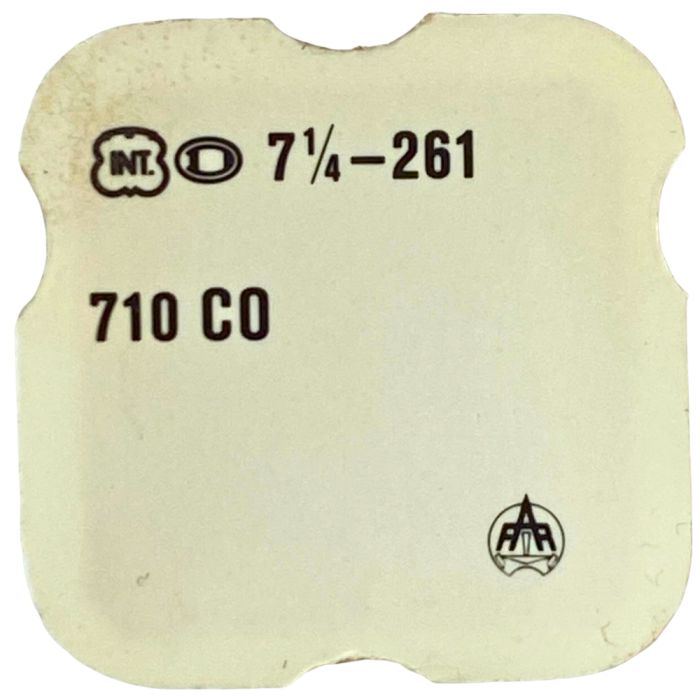 INT 261 - 710 Ancre montée (à l'unité) - Jewelled pallet fork and staff (per unit)