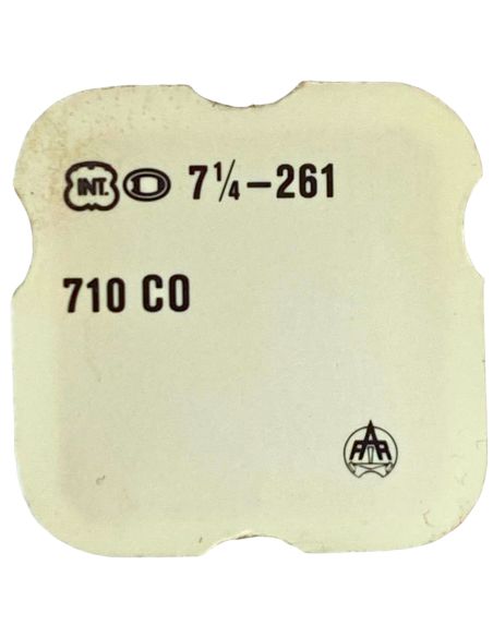 INT 261 - 710 Ancre montée (à l'unité) - Jewelled pallet fork and staff (per unit)