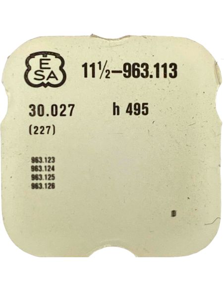 ESA 963.113 - 227 Roue de seconde au centre (à l'unité) - Sweep second wheel and pinion (per unit)