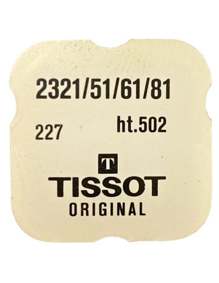 Tissot 2321/51/61/81 - 227 Roue de seconde au centre (à l'unité) - Sweep second wheel and pinion (per unit)