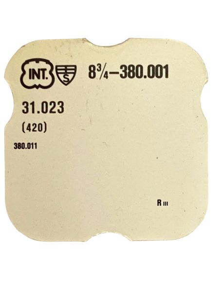 INT 380.001 - 420 Roue de couronne - Crown wheel