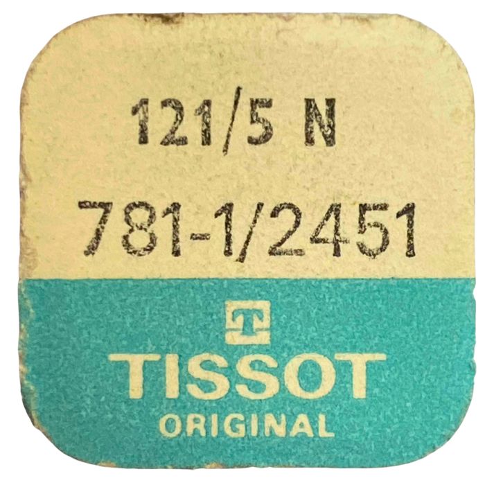 Tissot 781-1/2451 - 121/5 Coq pour dispositif régulateur spiral plat (à l'unité) - Balance cock for regulating device for flat h