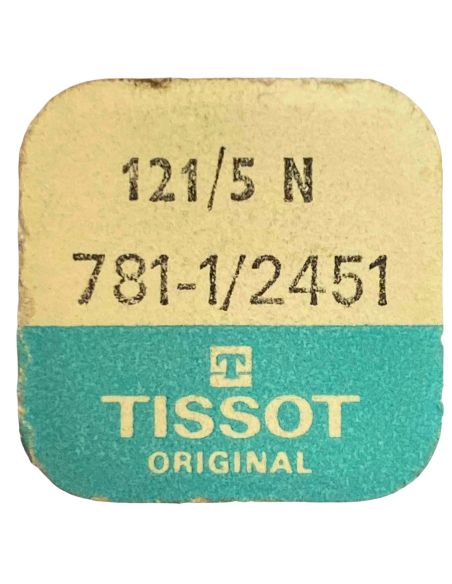 Tissot 781-1/2451 - 121/5 Coq pour dispositif régulateur spiral plat (à l'unité) - Balance cock for regulating device for flat h