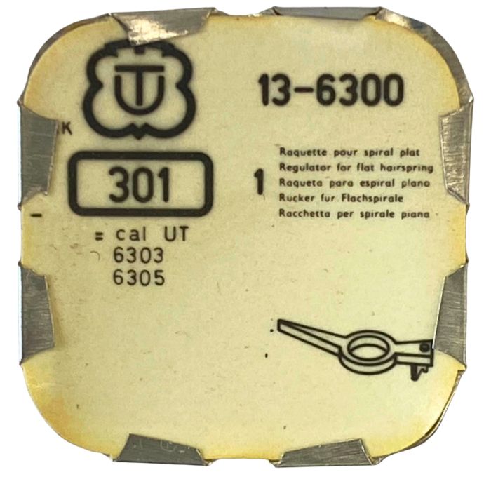 Unitas 6300 - 301 Raquette pour spiral plat (à l'unité) - Regulator for flat hairspring (per unit)