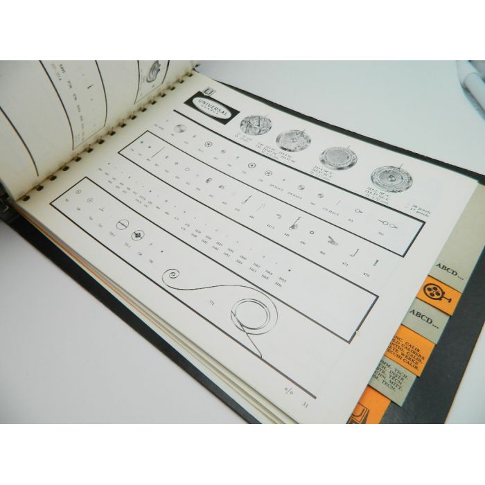 Universal Genève Catalogue de fournitures - Spare material catalogue 