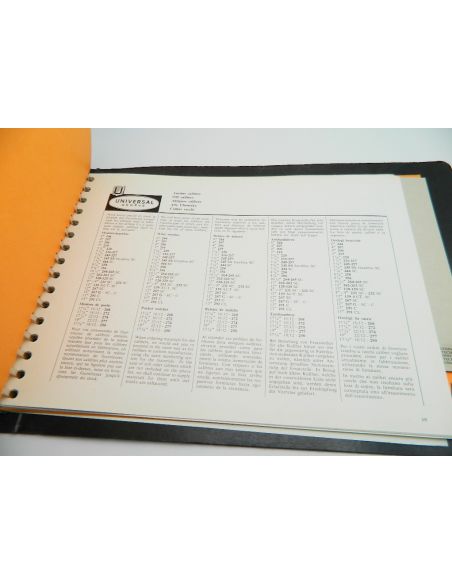 Universal Genève Catalogue de fournitures - Spare material catalogue 