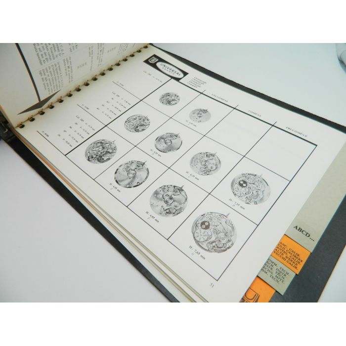 Universal Genève Catalogue de fournitures - Spare material catalogue 