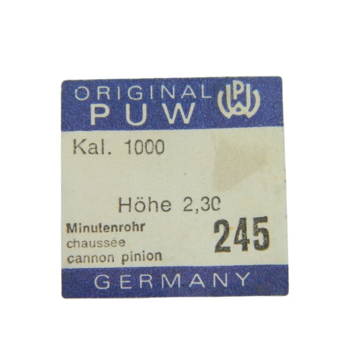 PUW 1000 - 245 Chaussée lanternée pour seconde au centre - Cannon pinion for sweep second