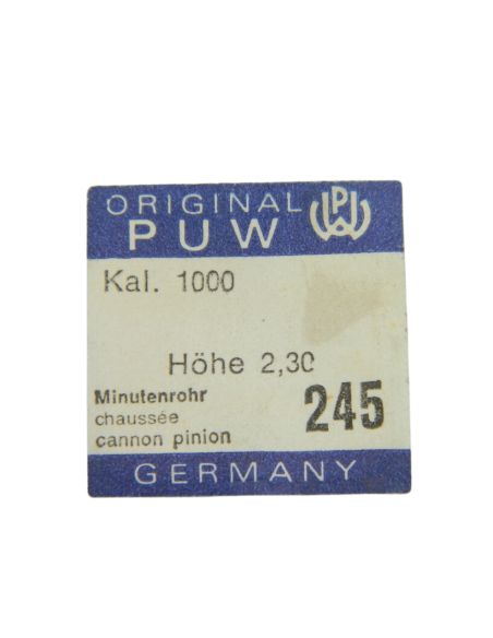 PUW 1000 - 245 Chaussée lanternée pour seconde au centre - Cannon pinion for sweep second