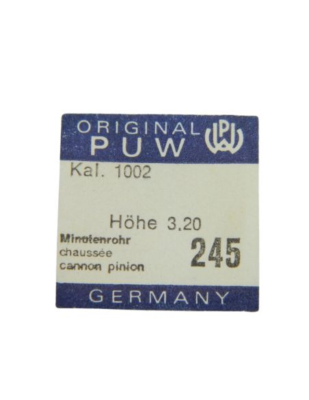 PUW 1002 - 245 Chaussée lanternée pour seconde au centre - Cannon pinion for sweep second