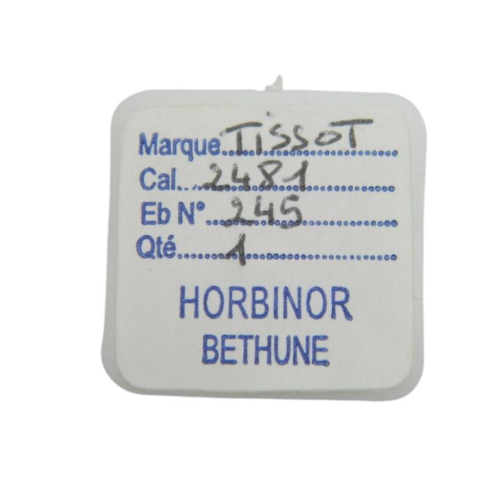 Tissot 2481 - 245 Chaussée lanternée pour seconde au centre - Cannon pinion for sweep second