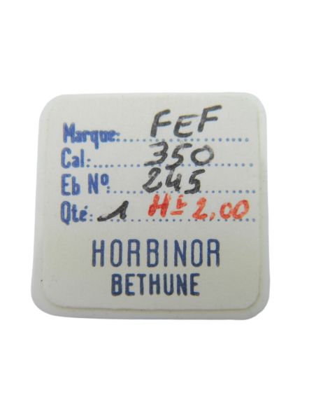 F.E.F 350 - 245 Chaussée lanternée pour seconde au centre - Cannon pinion for sweep second