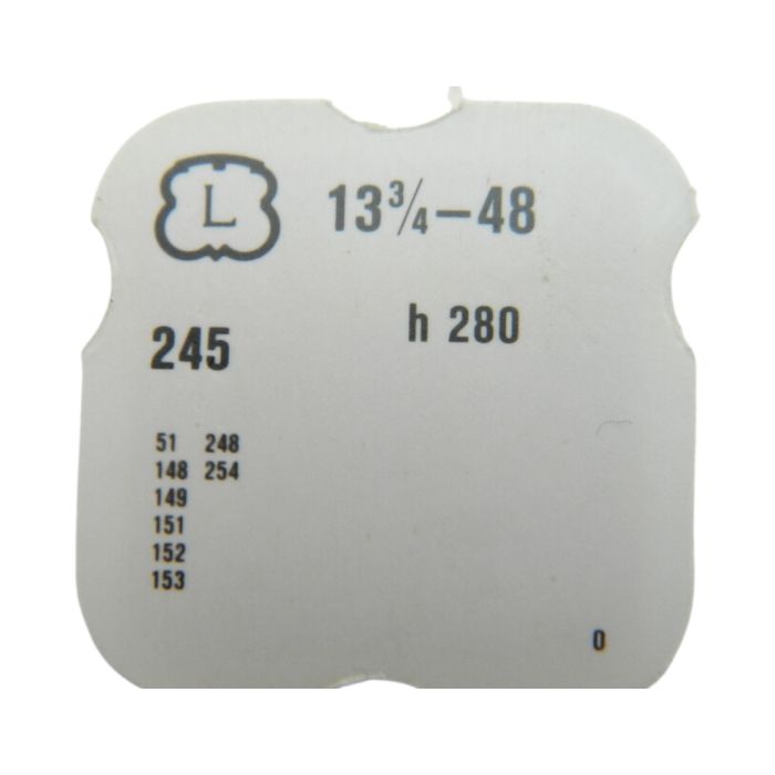 Landeron 48 - 245 Chaussée lanternée pour seconde au centre - Cannon pinion for sweep second