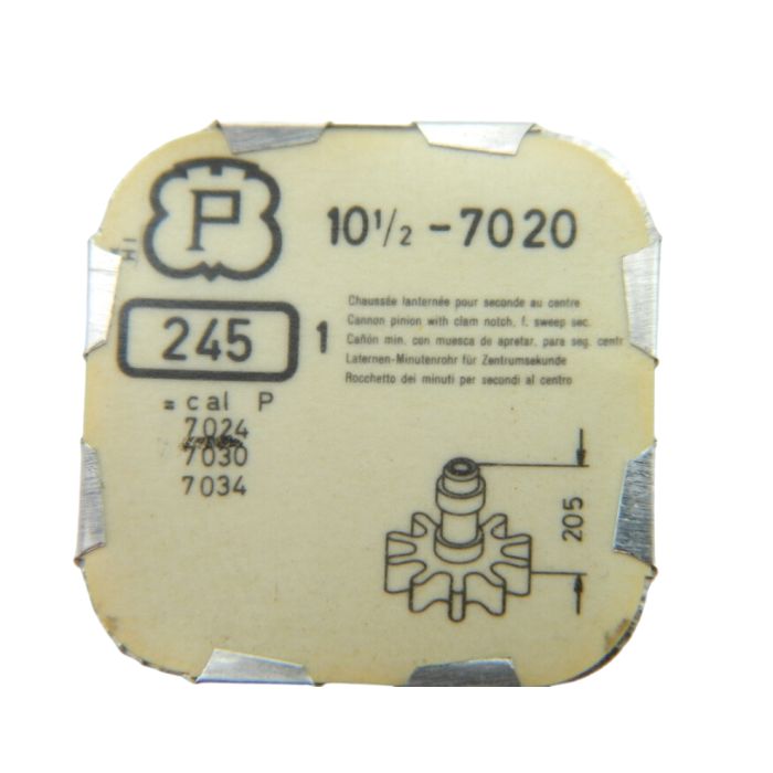 Felsa 4000 - 245 Chaussée lanternée pour seconde au centre - Cannon pinion for sweep second - Ht: 260