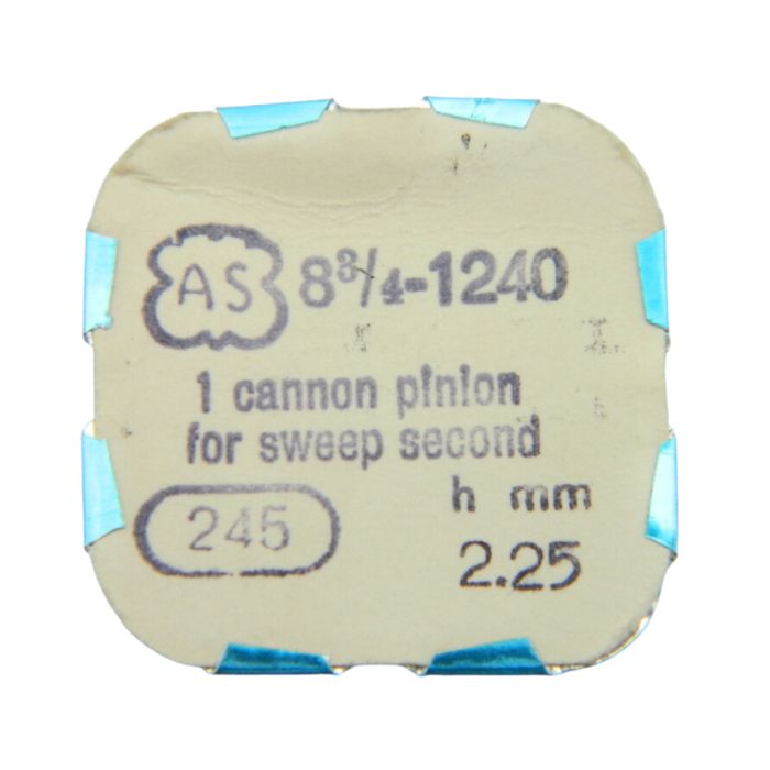 AS 1240 - 245 Chaussée lanternée pour seconde au centre - Cannon pinion for sweep second
