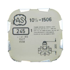 AS 1506 - 245 Chaussée lanternée pour seconde au centre - Cannon pinion for sweep second