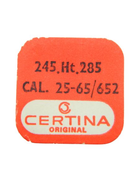 Certina 25-65 - 245 Chaussée lanternée pour seconde au centre - Cannon pinion for sweep second - Ht:285