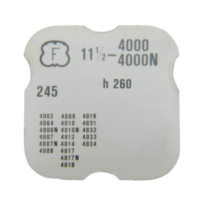 Felsa 4000 - 245 Chaussée lanternée pour seconde au centre - Cannon pinion for sweep second - Ht: 260