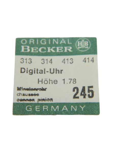 Becker 313 - 245 Chaussée lanternée pour seconde au centre - Cannon pinion for sweep second