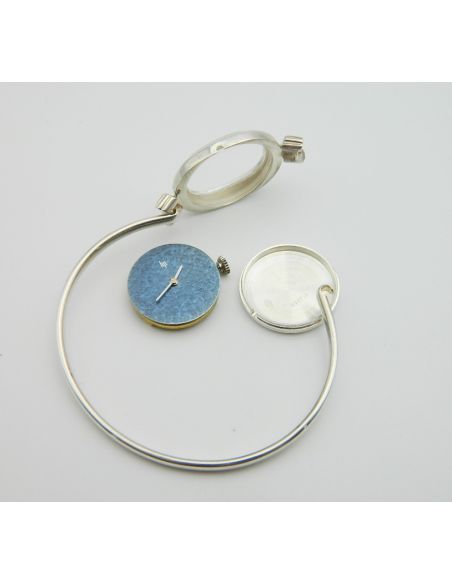 Lip Lady Tour de bras Argent - Silver Lip lady watch