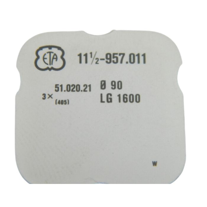 ETA 957.011 - 401 Tige de remontoir (à l'unité) - Winding stem (per unit)