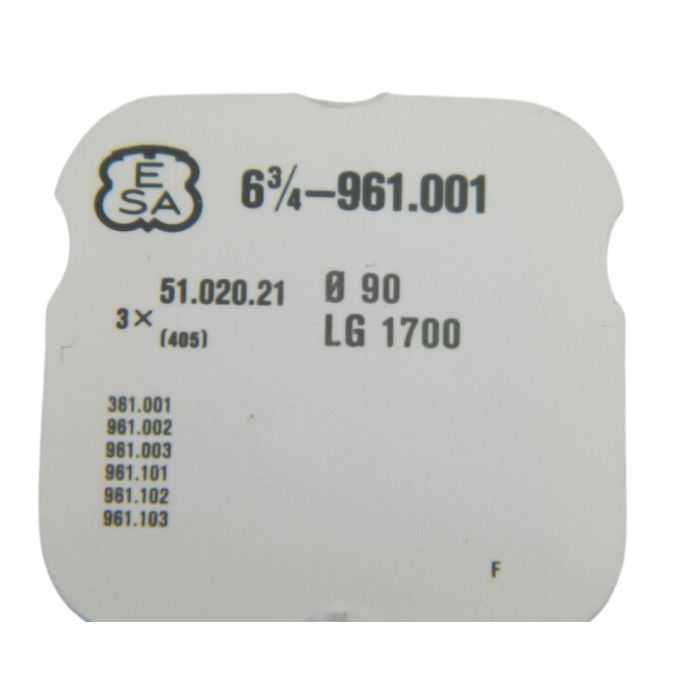 ESA 961.001 - 401 Tige de remontoir (à l'unité) - Winding stem (per unit)