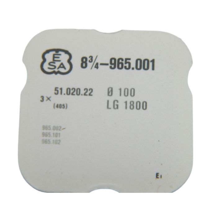 ESA 965.001 - 401 Tige de remontoir (à l'unité) - Winding stem (per unit)