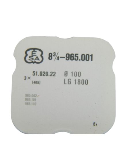 ESA 965.001 - 401 Tige de remontoir (à l'unité) - Winding stem (per unit)