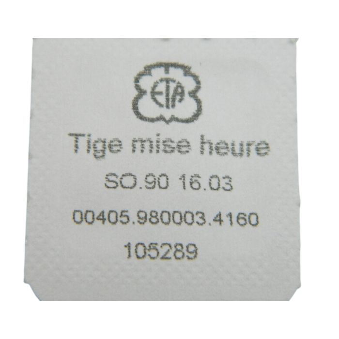 ETA 980.003 - 401 Tige de remontoir (à l'unité) - Winding stem (per unit)