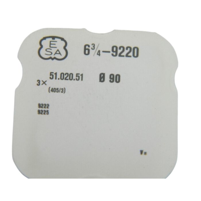 ESA 9220 - 401 Tige de remontoir (à l'unité) - Winding stem (per unit)