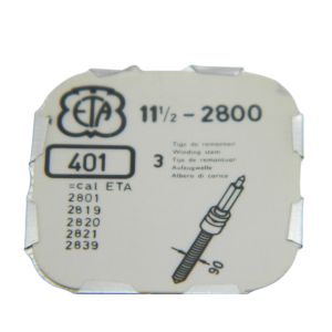 ETA 2800 - 401 Tige de remontoir (à l'unité) - Winding stem (per unit)