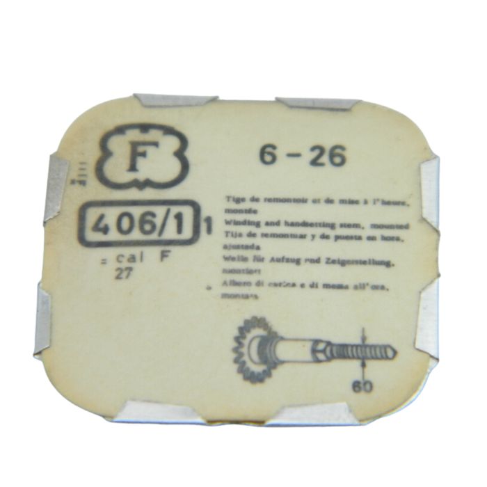 Felsa 26 - 406 Tige de remontoir (à l'unité) - Winding stem (per unit)