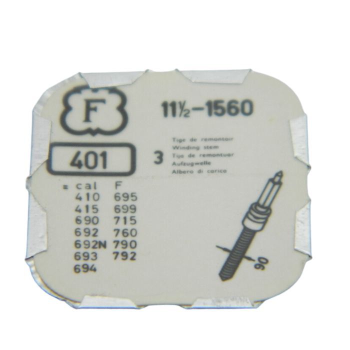 Felsa 1560 - 401 Tige de remontoir (à l'unité) - Winding stem (per unit)