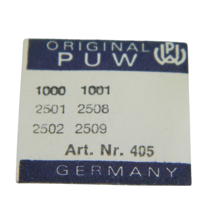 PUW 1000 - 401 Tige de remontoir (à l'unité) - Winding stem (per unit)