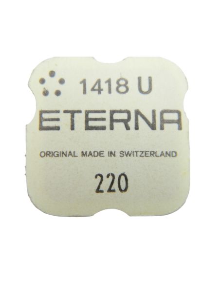 Eterna 1418U - 220 Roue de seconde, court pivot (à l'unité) - Fourth wheel and pinion, without second hand bit (per unit)