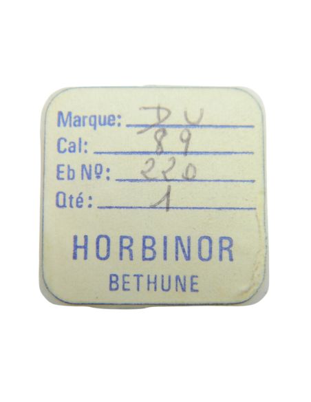 Durowe 89 - 220 Roue de seconde court pivot (à l'unité) - Fourth wheel and pinion without second hand bit (per unit)