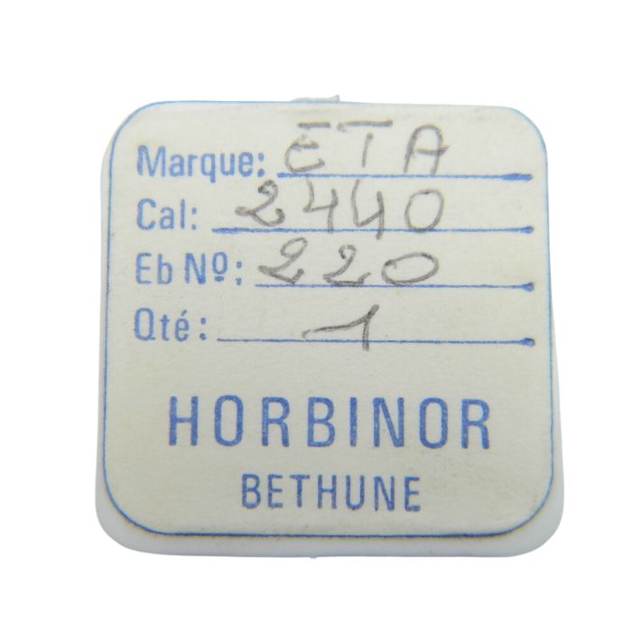 ETA 2440 - 220 Roue de seconde court pivot (à l'unité) - Fourth wheel and pinion without second hand bit (per unit)