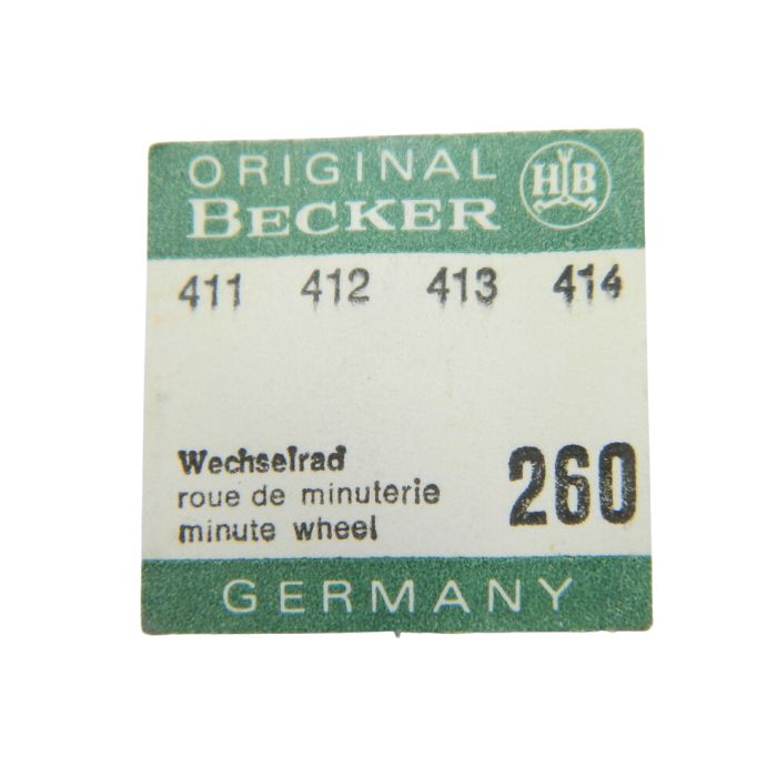 Becker 411 - 260 Roue de minuterie (à l'unité) - Minute wheel (per unit)