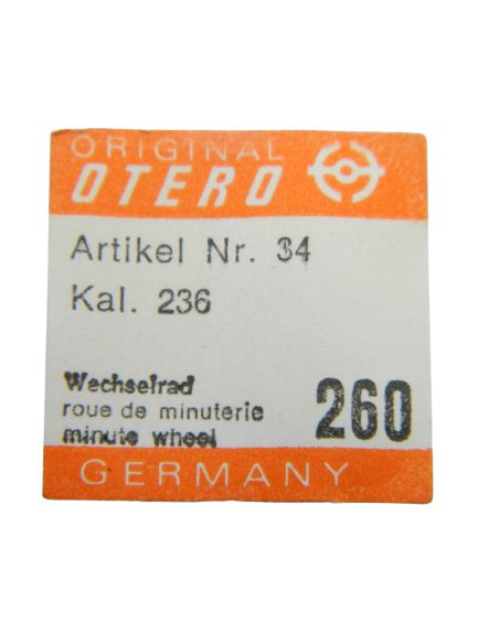 Otero 236 - 260 Roue de minuterie (à l'unité) - Minute wheel (per unit)
