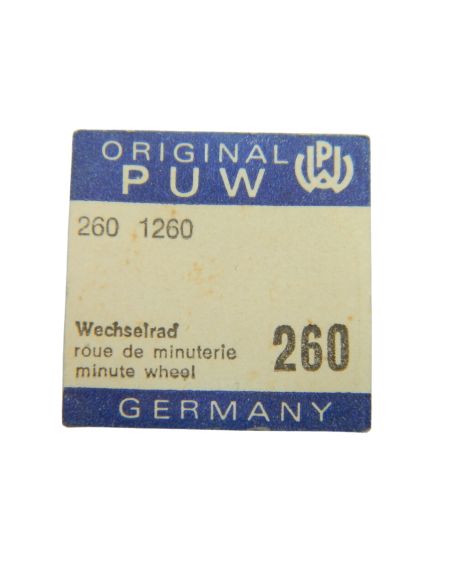 PUW 260 - 260 Roue de minuterie (à l'unité) - Minute wheel (per unit)