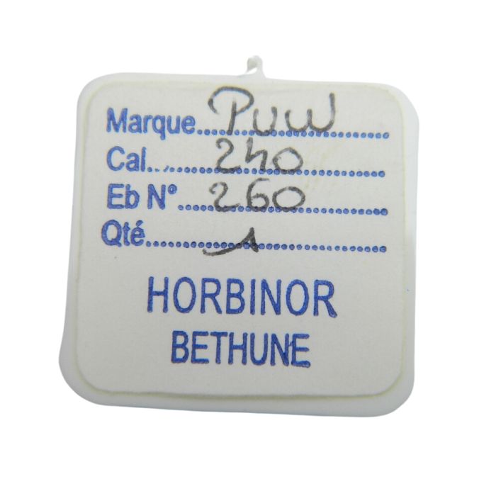 PUW 240 - 260 Roue de minuterie (à l'unité) - Minute wheel (per unit)