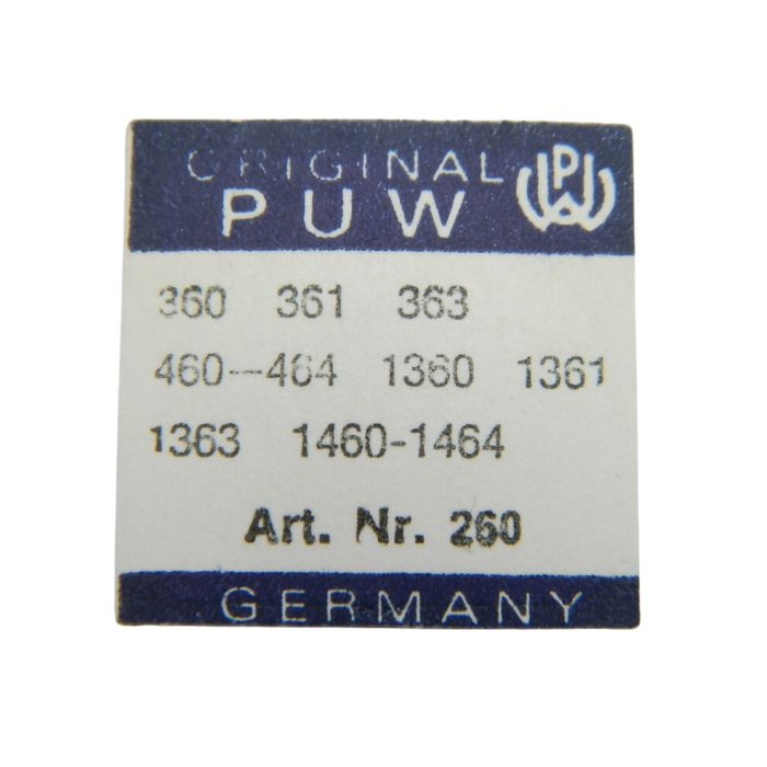 PUW 360 - 260 Roue de minuterie (à l'unité) - Minute wheel (per unit)