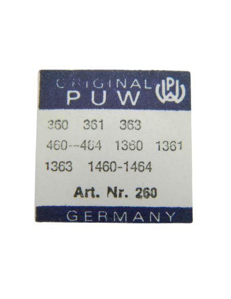 PUW 360 - 260 Roue de minuterie (à l'unité) - Minute wheel (per unit)