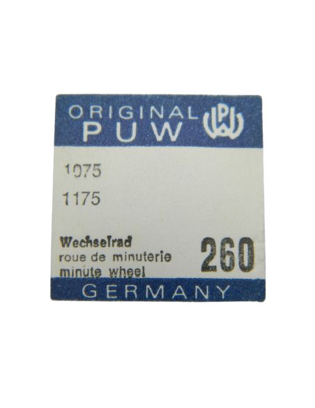 PUW 1075 - 260 Roue de minuterie (à l'unité) - Minute wheel (per unit)