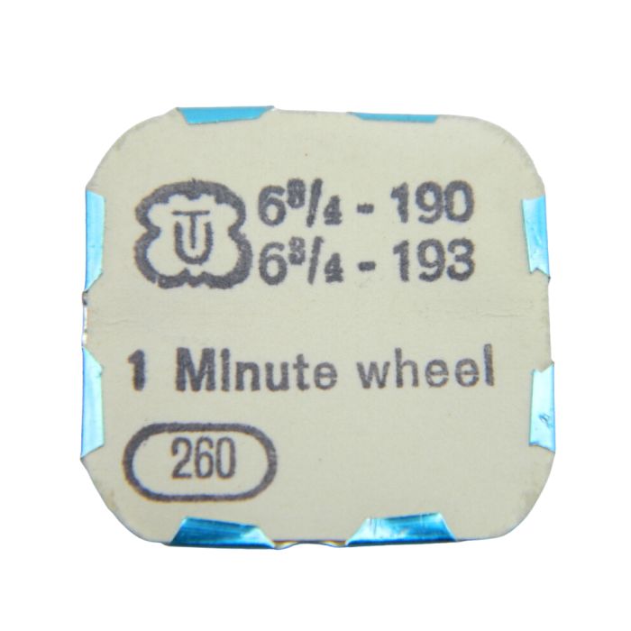 Unitas 190 - 260 Roue de minuterie (à l'unité) - Minute wheel (per unit)