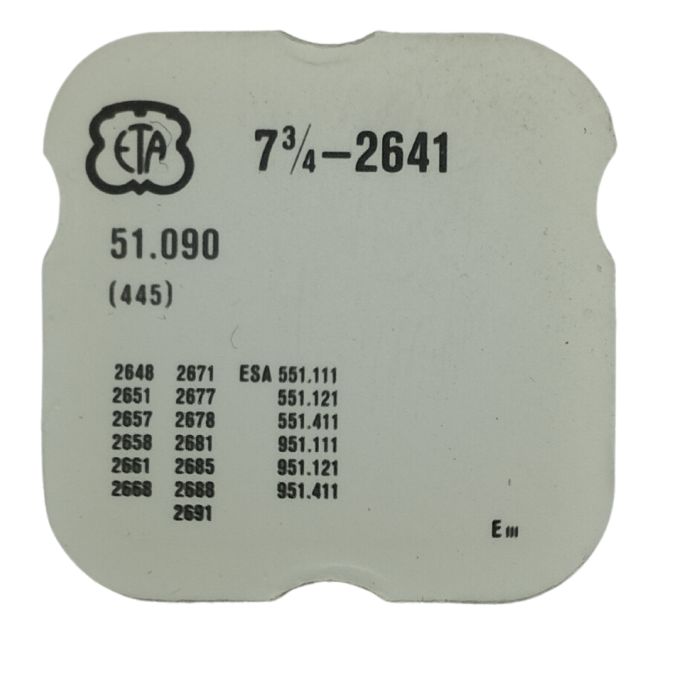 ETA 2641 - 445 Ressort de tirette - Setting lever spring