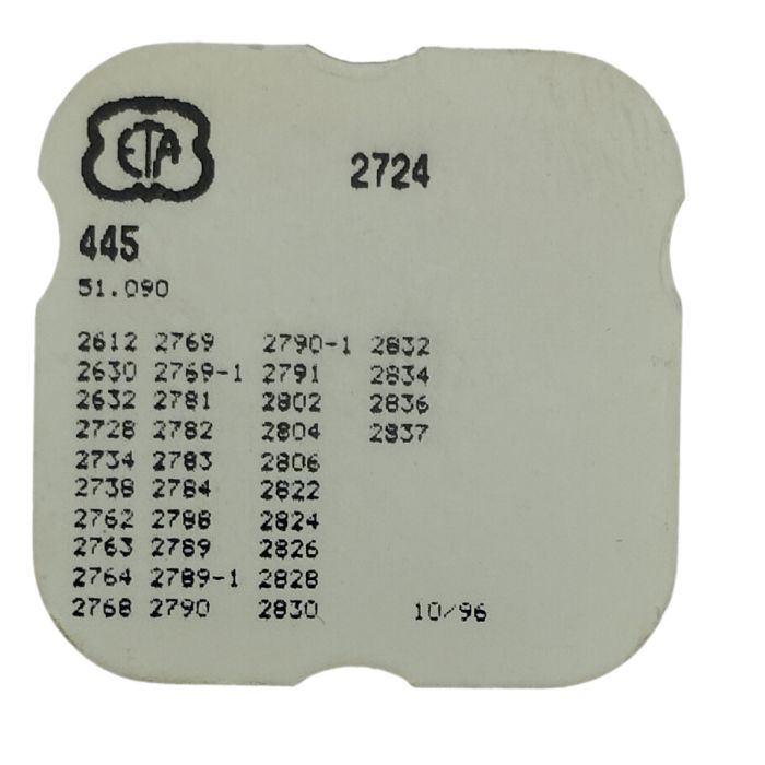 ETA 2724 - 445 Ressort de tirette - Setting lever spring