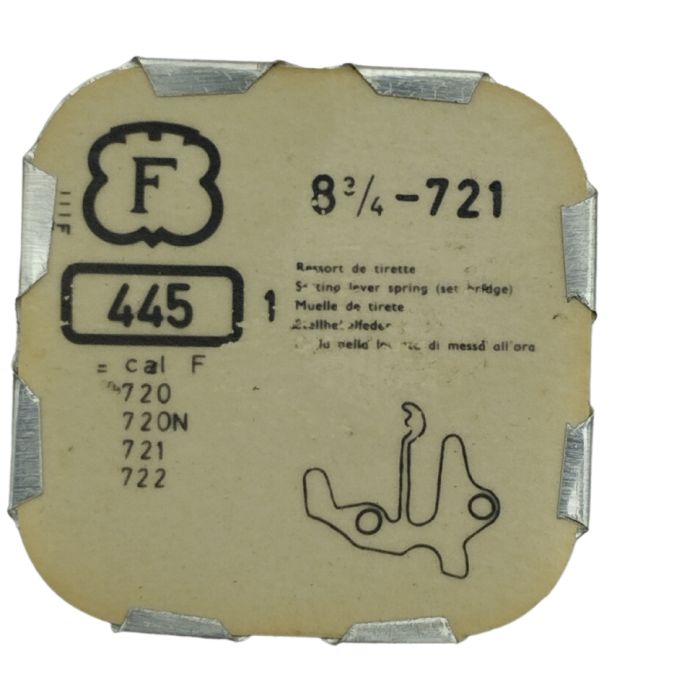 Felsa 721 - 445 Ressort de tirette - Setting lever spring