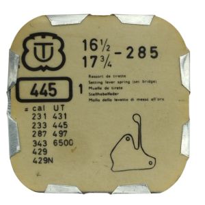 Unitas 285-445 Ressort de tirette - Setting lever spring
